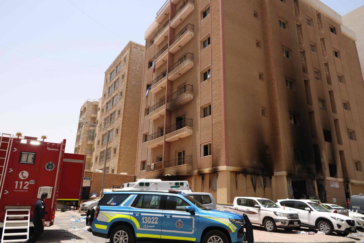 حبس مواطن ومقيمين احتياطياً لاتهامهم بالقتل الخطأ في حادث حريق المنقف