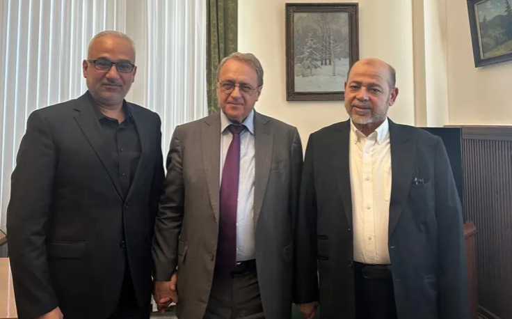حماس تبحث مع موسكو سبل وقف حرب الاحتلال على غزة