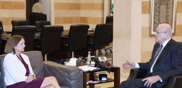 ميقاتي التقى جونسون والمطران نفاع
والبيسري أطلعه على نتائج زيارته الى سوريا