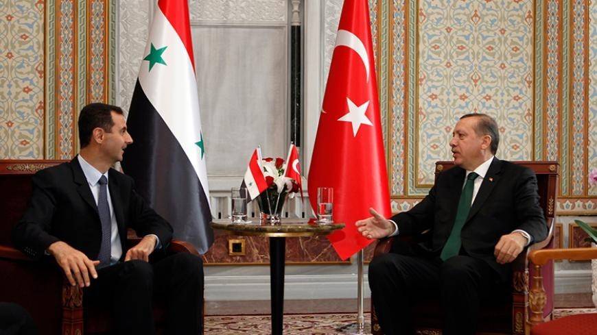 هل يُعقد اللقاء المنتظر بين الأسد وأردوغان في قمّة شنغهاي في أستاتا؟   

سوريا منفتحة على المبادرات الروسيّة والعراقيّة  لتحسين العلاقات 

الأسد متمسك بالانسحاب التركي أولاً... والعقدة: تعديل اتفاق أضنة