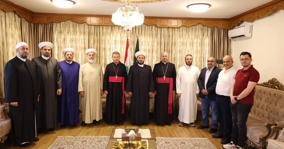 الغزاوي استقبل المطرانين ماضي ومعوض