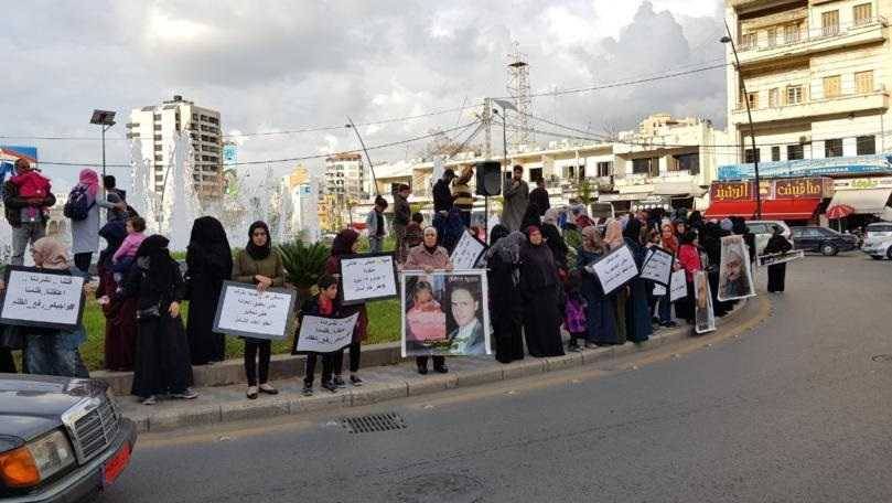 إعتصام لأهالي موقوفي أحداث عبرا: لإغلاق الملف وإطلاق الموقوفين