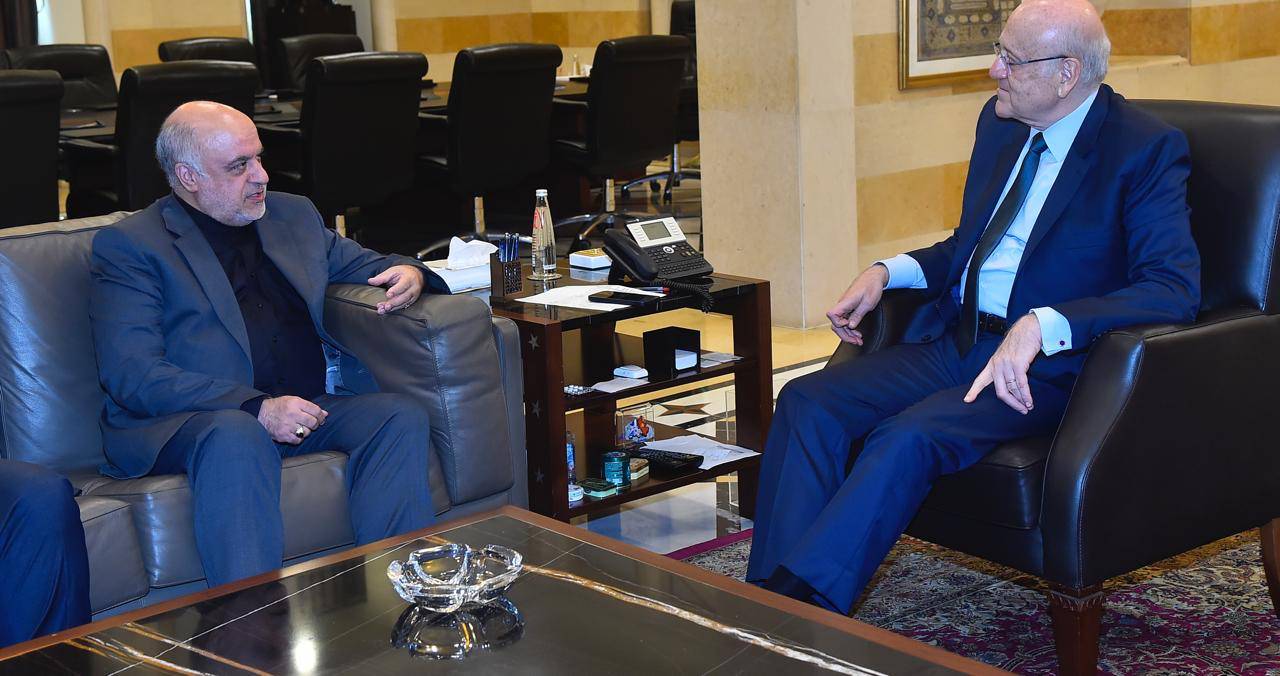 ميقاتي بحث مع أماني المستجدات
