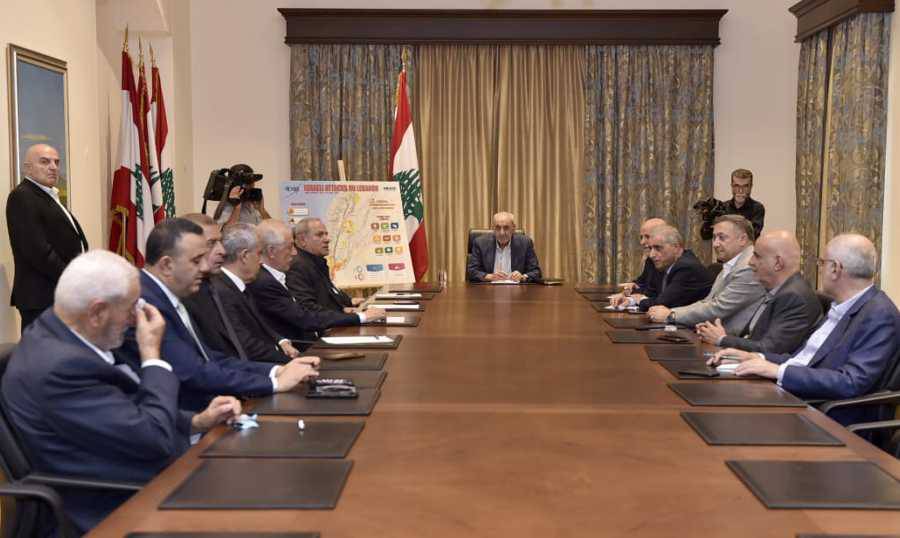 "التنمية والتحرير" برئاسة بري: نُرحّب بأي مسعى عربي
أو دولي يرمي لمساعدة لبنان بإنجاز الاستحقاق الرئاسي