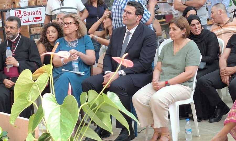 افتتاح معرض التعاونيات الزراعية في انطلياس