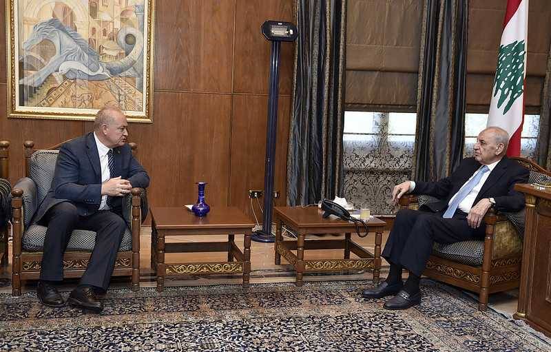 بري التقى روداكوف ومنصوري