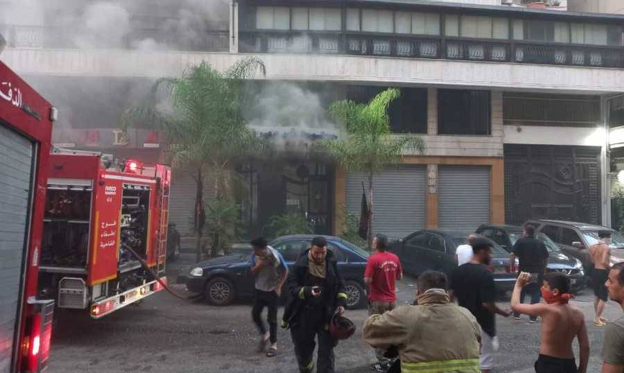 حريق في معوض والدفاع المدني يتدخّل