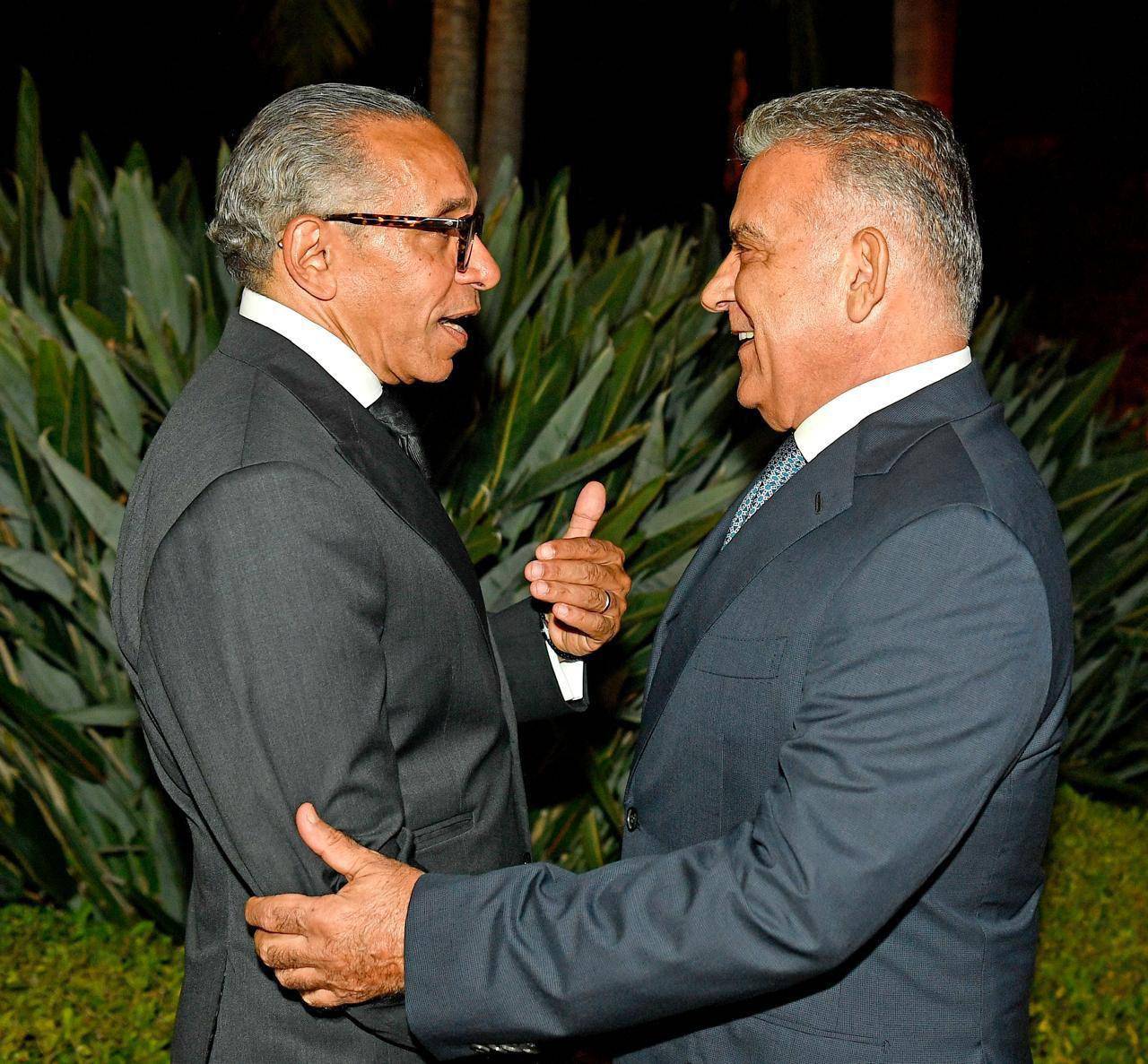 اللواء عباس إبراهيم يهنئ السفير المصري في ذكرى "23 يوليو"