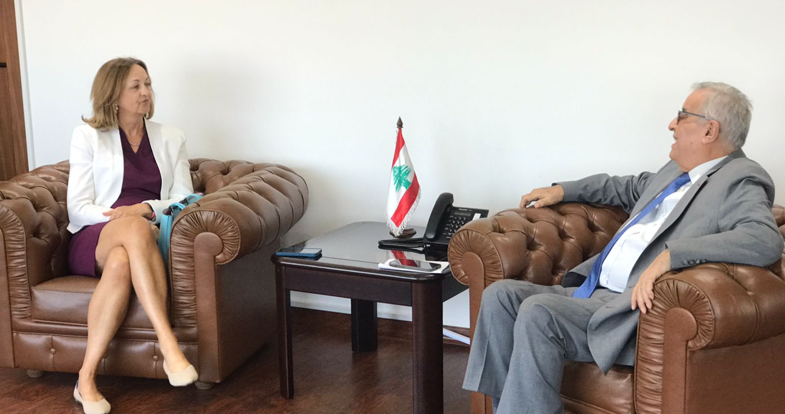 بو حبيب عرض الأوضاع مع جونسون
واستقبل المكاري والشامي