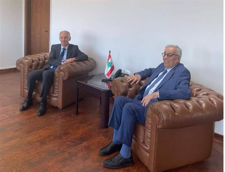 استقبل سفير صربيا الجديد
بو حبيب بحث مع ماغرو
 في التجديد  لـ "اليونيفيل"