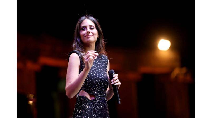 رسالة إنسانيّة من هبة طوجي إلى أطفال غزّة ضمن مهرجان "جرش"