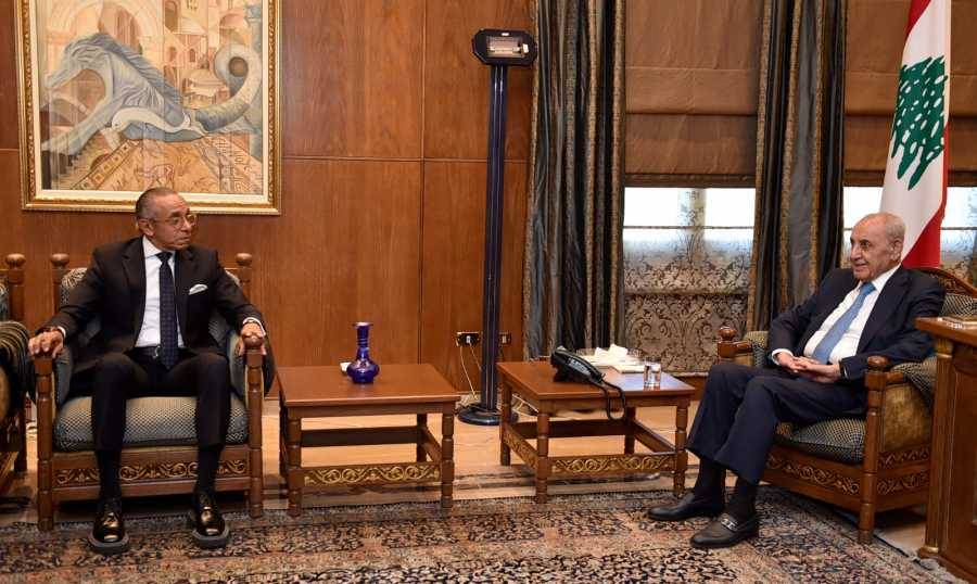 السفير المصري من عين التينة: توسع دائرة الصراع سيؤدّي إلى عواقب وخيمة
