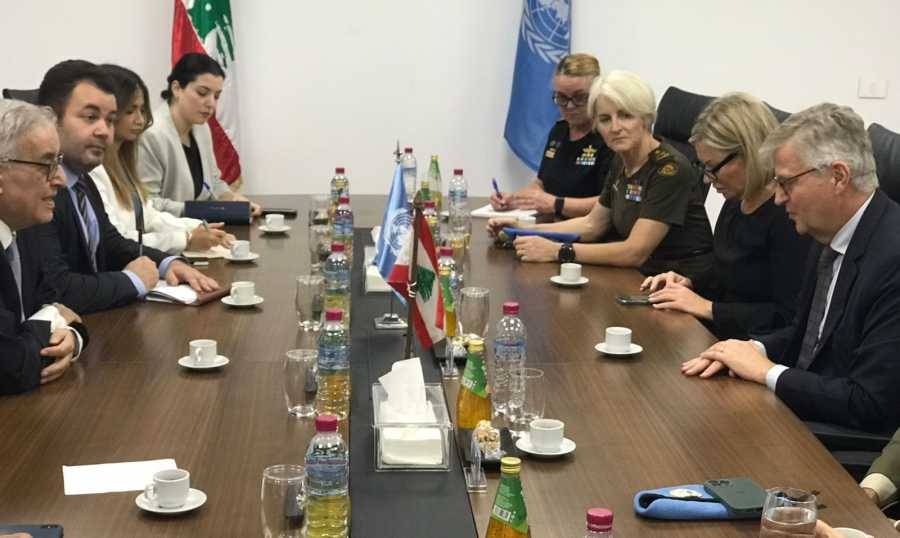 بوحبيب يلتقي لاكروا: ضمان أمن الجنوب لن يكون الا من خلال الدبلوماسية