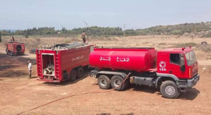 انتهاء عمليات الإطفاء والتبريد بمساحات
الأعشاب بمحاذاة مصفاة دير عمار- طرابلس