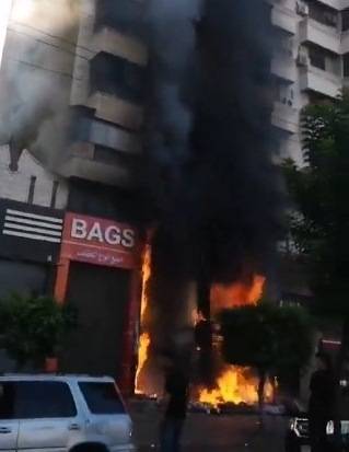 قتيل وحريق كبير في الضاحية الجنوبيّة... إثر اشكال عائلي