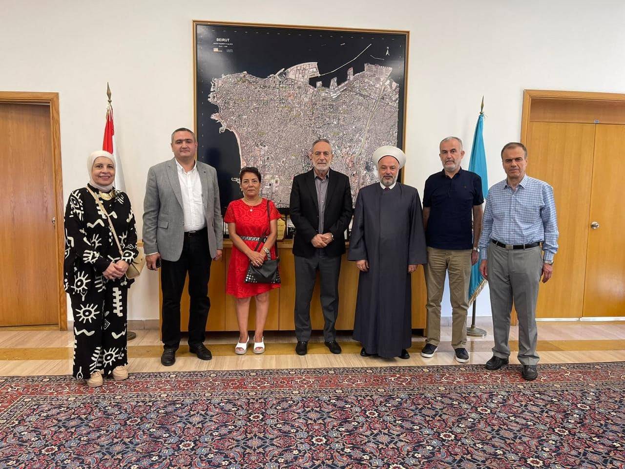 وفد من الجامعة اللبنانية في ضيافة درويش وكشلي