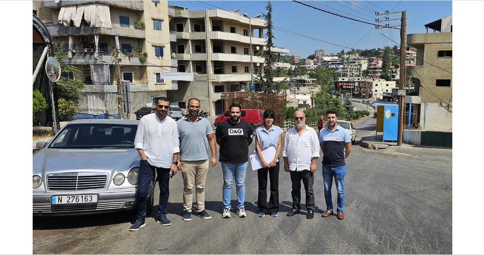 بلدية بخعون تنفذ مشروع السلامة المرورية