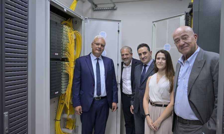 القرم يفتتح شبكة الألياف الضوئية الجديدة في سنترال "أوجيرو" - إليسار