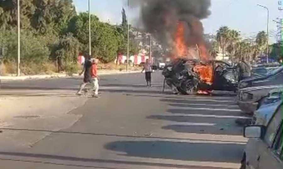 اغتيال قيادي في "حماس" باستهداف سيّارة في صيدا.. وغضب في عين الحلوة