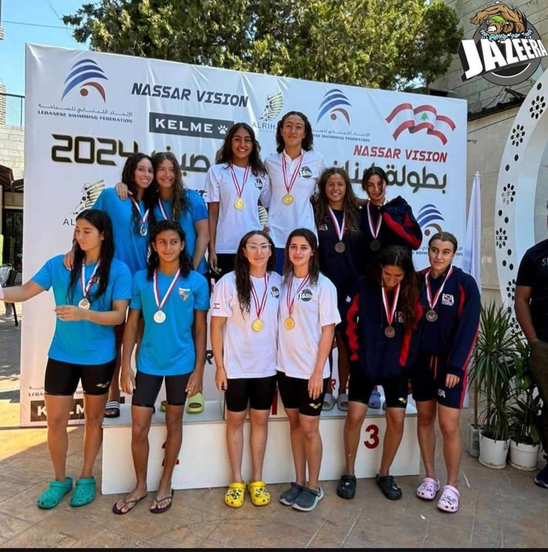 بطولة لبنان للفئات العمرية في السباحة
6 أرقام قياسية لأندية الديكاتلون والجزيرة والجمهور
نصار: بروز خامات واعدة لديها المستقبل اللامع