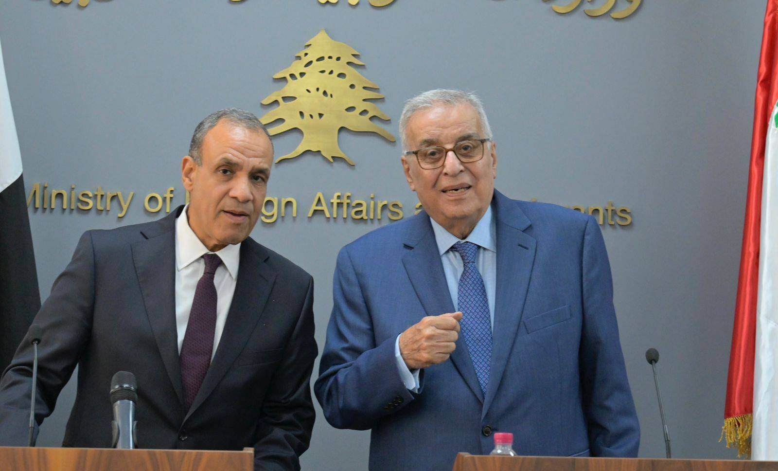 عبد العاطي للمسؤولين: أمن واستقرار لبنان مصلحة مصريّة وعربيّة