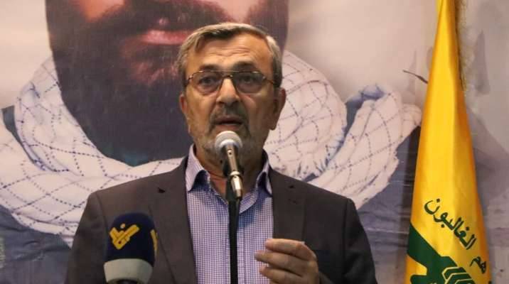 حسن عز الدين: ردّ المقاومة آتٍ بمعزل
عن ما يجري من مفاوضات لوقف إطلاق النار