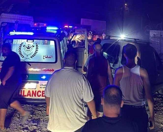 10 شهداء  و 5جرحى بغارة "اسرائيلية" استهدفت فجرا معملا للأحجار الإسمنتية في وادي الكفور