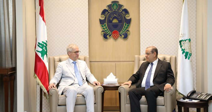 البيسري التقى القائم بأعمال
السفارة البلجيكيّة الجديد