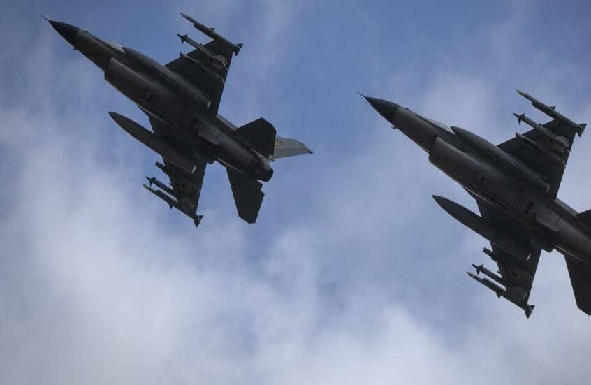 بعد أسابيع فقط من وصولها... تحطم مقاتلة من طراز "إف-16" في أوكرانيا
