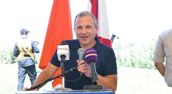 باسيل: الصحيح أن يكون اختيار رئيس الجمهورية والحكومة وغيره استحقاقا داخلياً وان نقوم نحن بالإختيار
