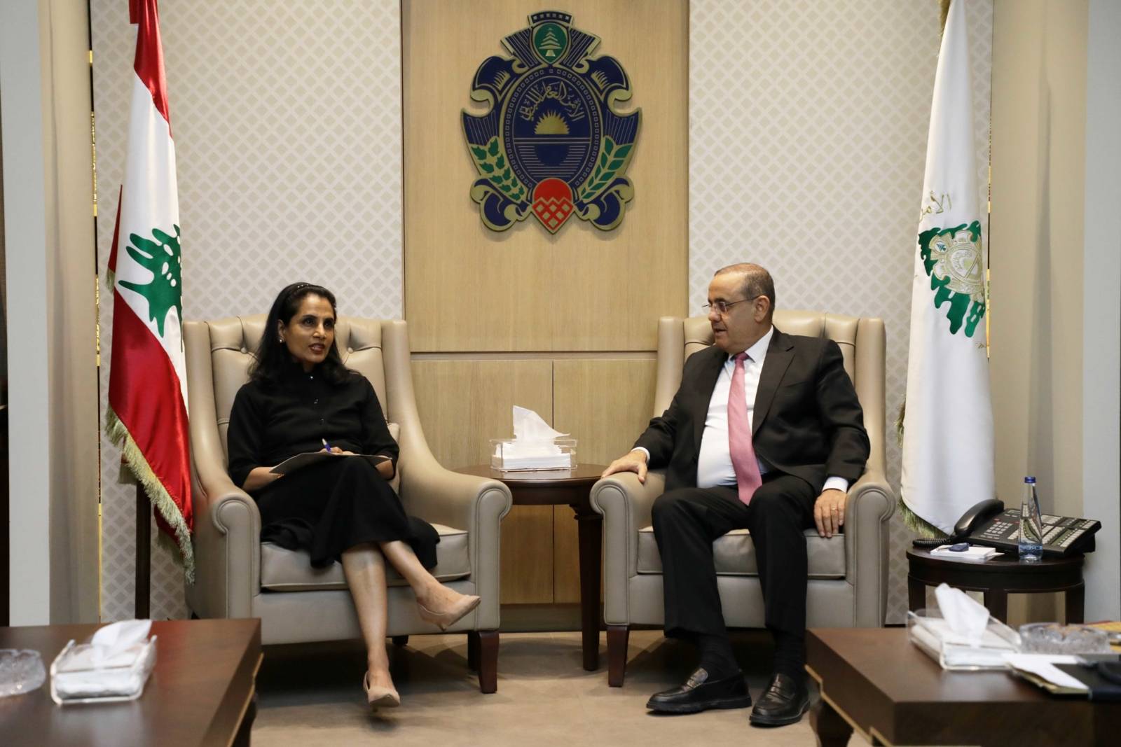 وفد من مُفوضيّة شؤون اللاجئين بحث
مع ميقاتي والبيسري ملف النازحين