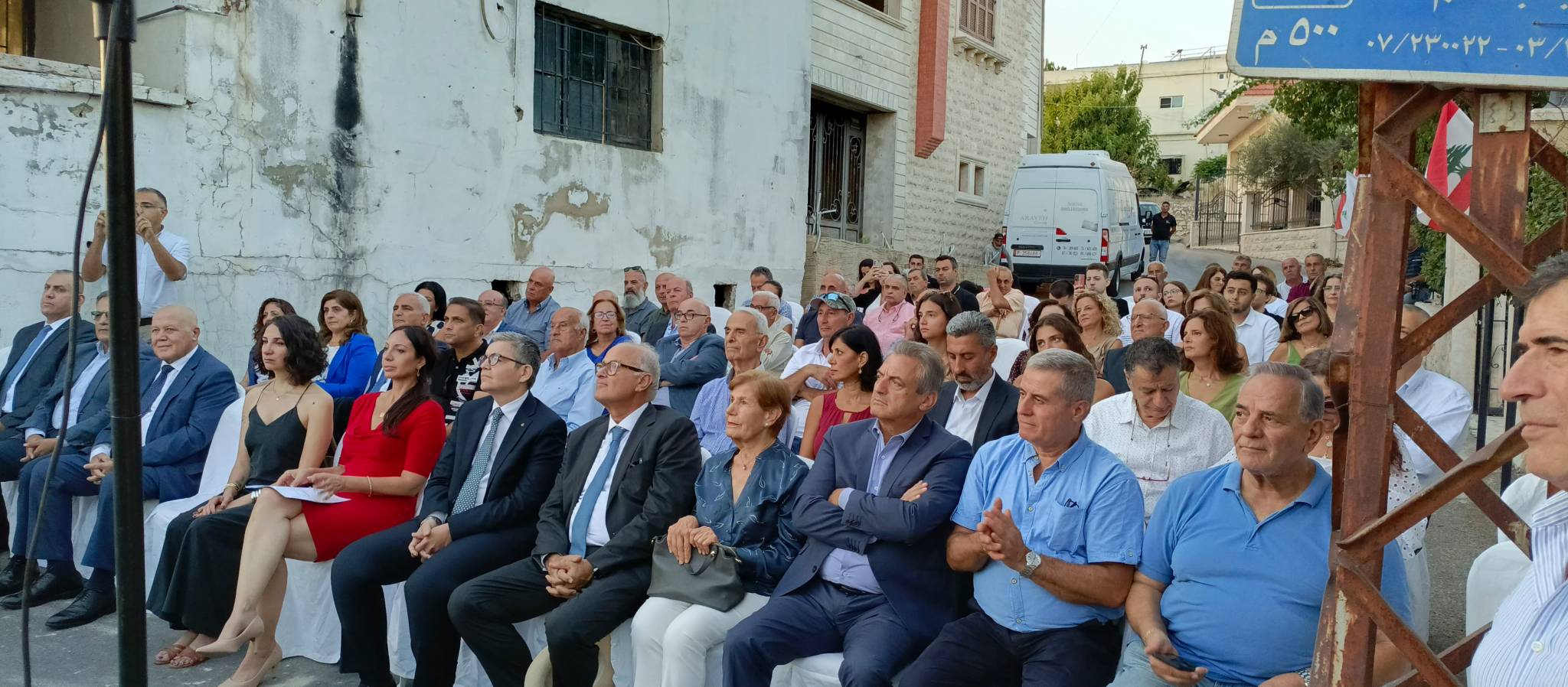 بلدية لبعا برئاسة رومانوس افتتحت شارع العميد بول فارس في البلدة