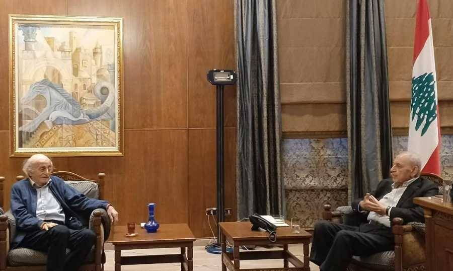 جنبلاط من عين التينة: نتنياهو انتقل إلى مرحلة لبنان وأتمنى أن أكون مخطئا