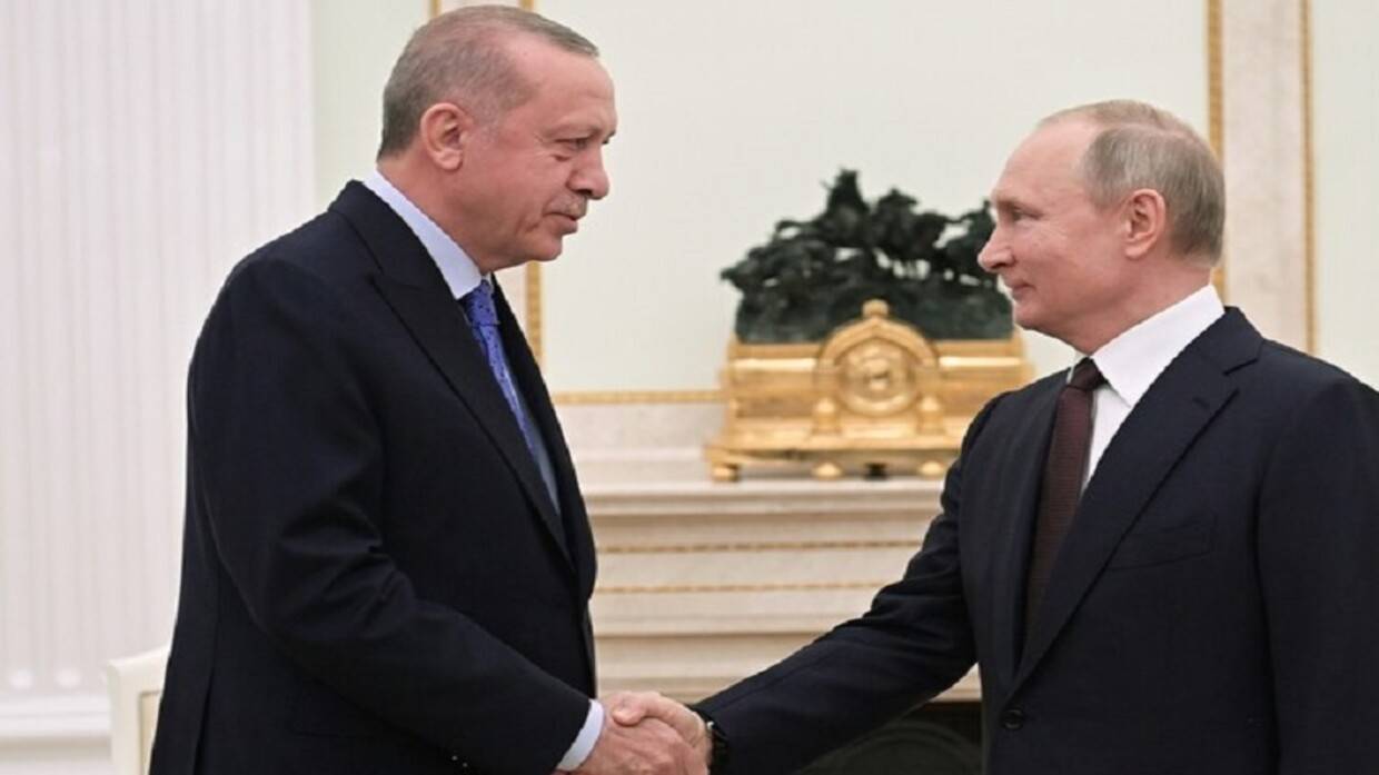 أردوغان يثني على العلاقات بين تركيا وروسيا