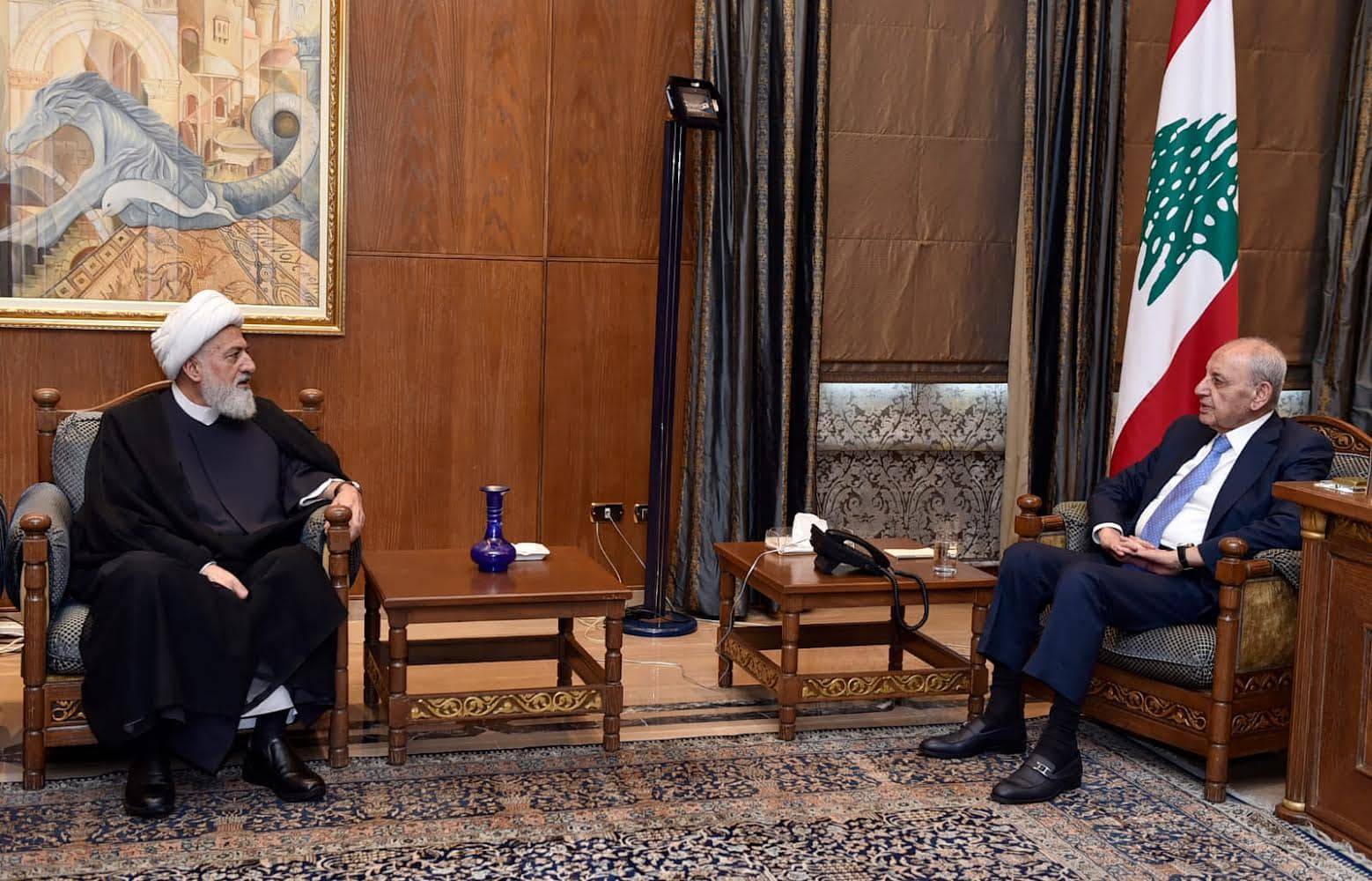 الخطيب بحث مع بري وميقاتي
وجنبلاط شؤون النازحين