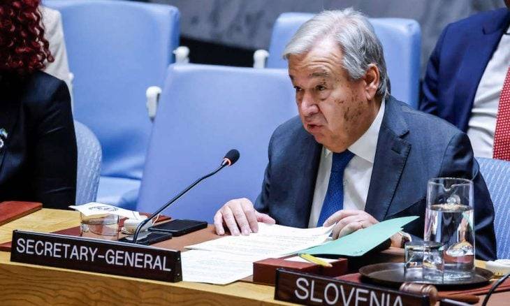 غوتيريش: يجب احترام سيادة ووحدة أراضي لبنان والتوصل إلى وقف فوري لإطلاق النار