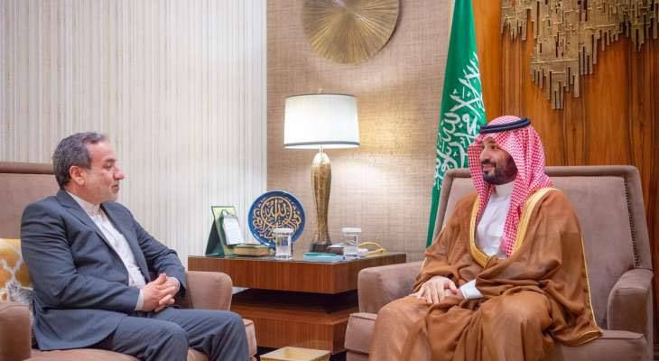 عرقجي يلتقي بن سلمان وبن فرحان