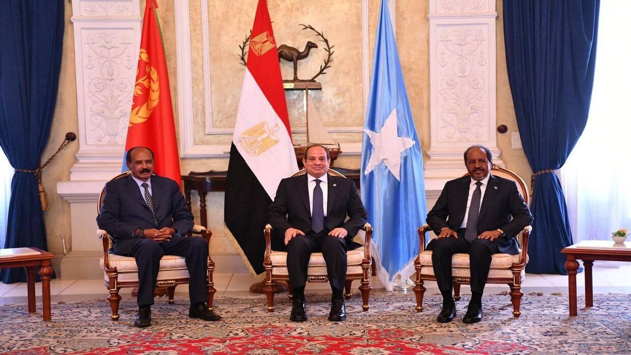 بيان مشترك لقادة مصر والصومال وإريتريا بشأن منطقة القرن الإفريقي