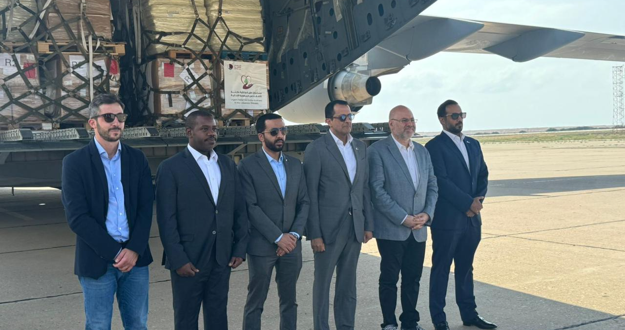 السفير القطريّ: وصلنا إلى أكثر
من 50 طنًا من المساعدات الطبية