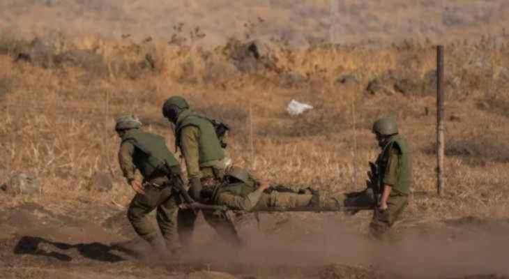 ارتفاع عدد الجنود الإسرائيليين
المصابين أمس ألى أكثر من 28