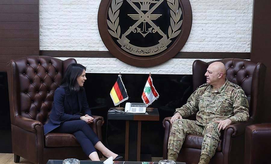وزيرة الخارجيّة الألمانيّة الى اللبنانيين: لن نترككم وحدكم
والمهمّة الآن هي التوصّل الى حلّ ديبلوماسي
قابل للتطبيق بين لبنان و  "إسرائيل»