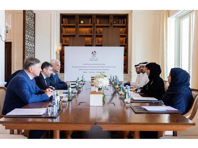 قطر تستضيف وفدا أوكرانيا