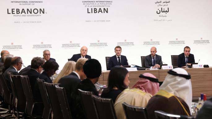 مؤتمر باريس تعهّد بتقديم مليار دولار منها 800 مليون دولار مساعدات إنسانيّة و200 مليون دولار لدعم الجيش
ماكرون: لا بدّ أن تنتهي حرب الآخرين على أرض لبنان... ميقاتي: لوقف فوري للنار والتطبيق الفوري لل1701 بصيغته الحالية