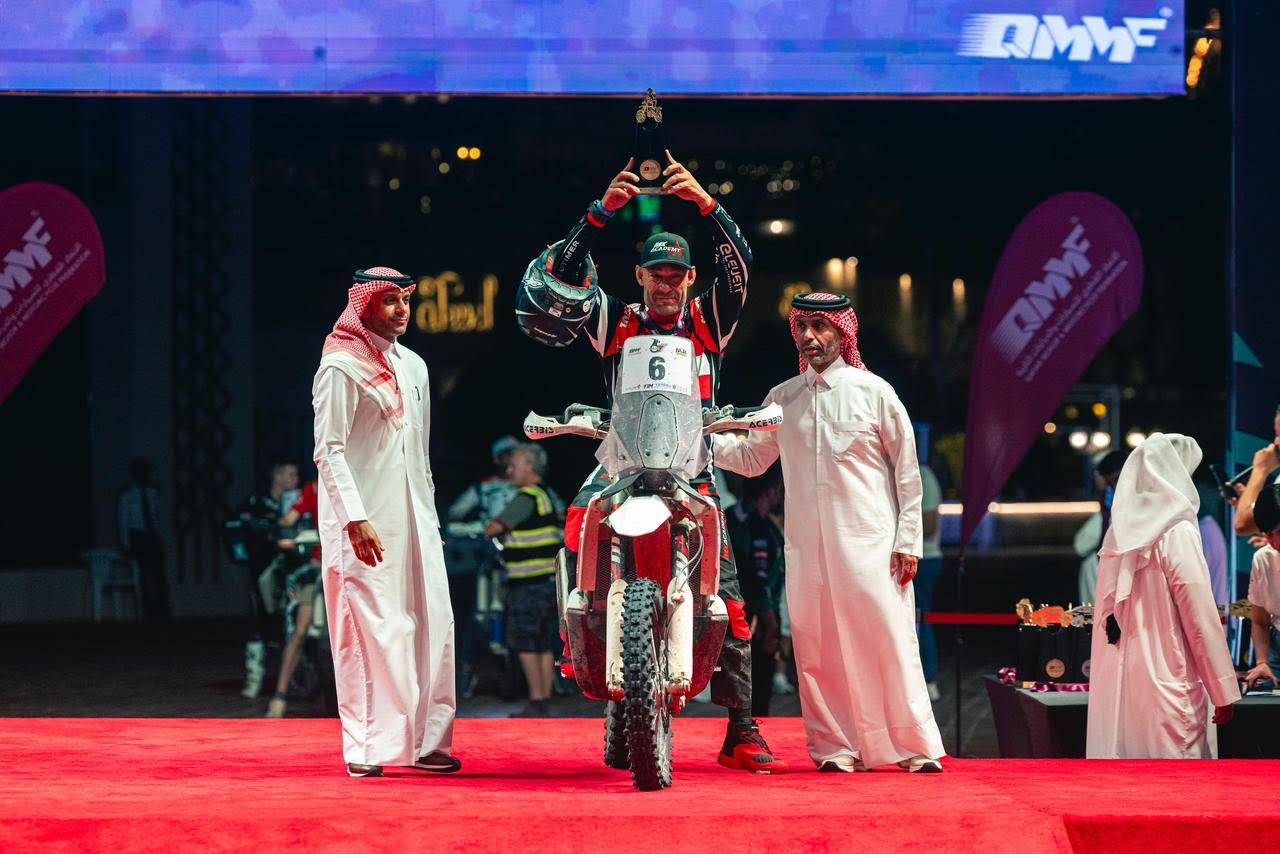 منصة تتويج جديدة للدرّاج اللبناني رفيق عيد
في جولة قطر من بطولة العالم للراليات الصحراوية