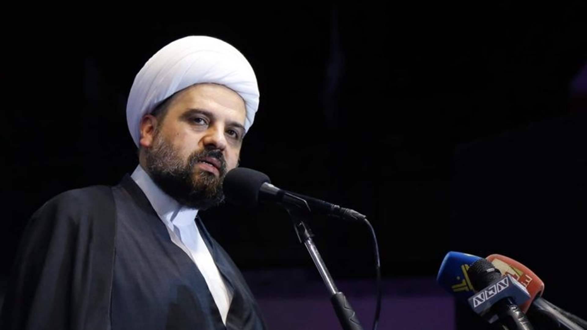 قبلان: أيّة صفقة تضرّ بالسيادة الوطنيّة لن تمرّ