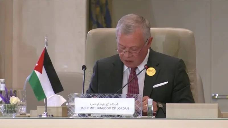 العاهل الأردني: الحروب في المنطقة يجب أن تتوقف