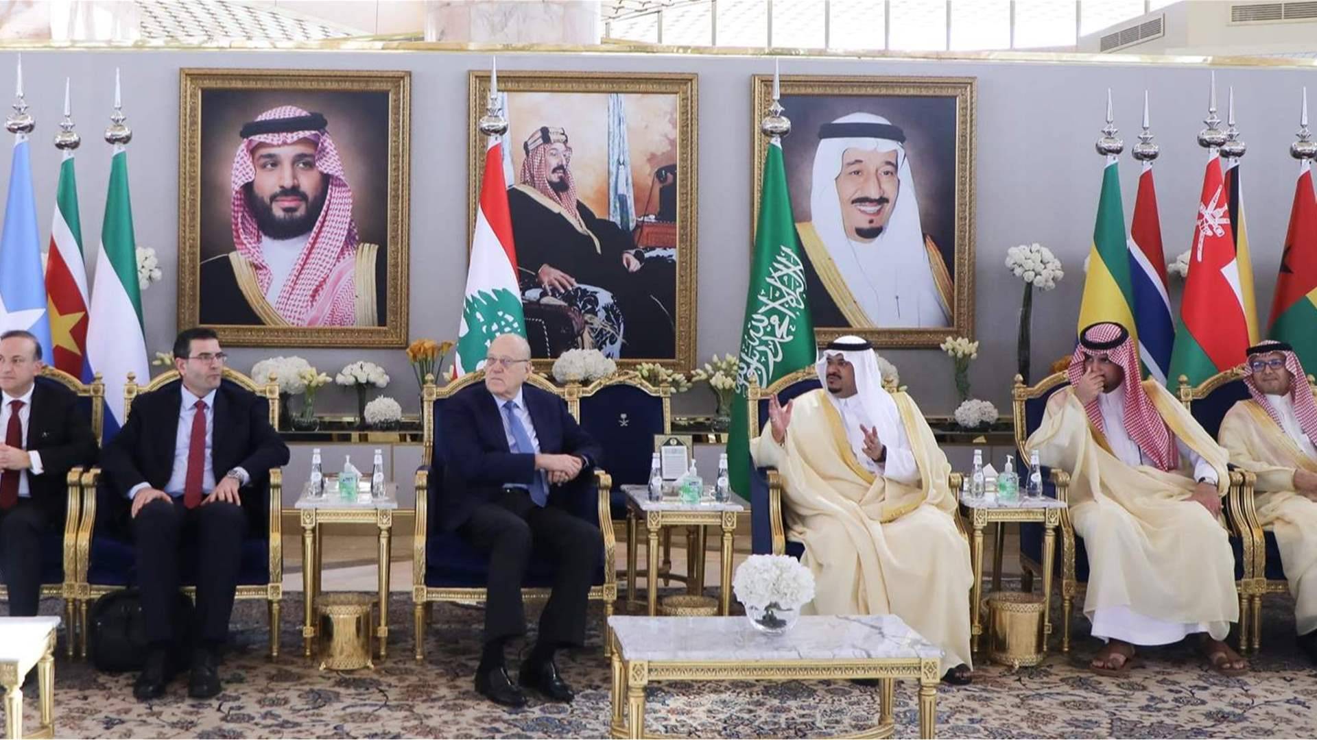 ميقاتي من الرياض: نأمل التوصّل
لوقف لإطلاق النار وتنفيذ القرار 1701