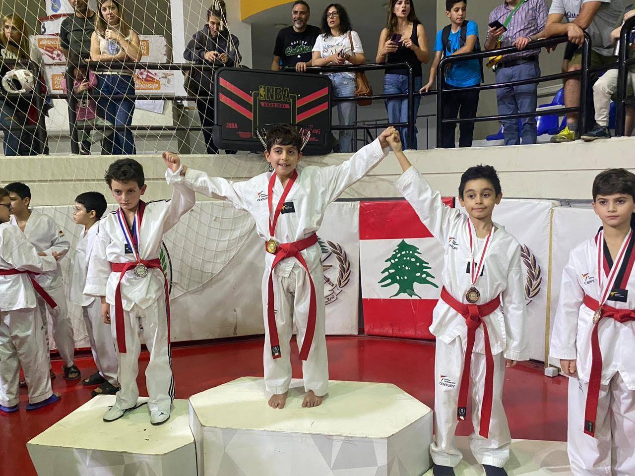 بطولة لبنان للحزام الأحمر في التايكواندو
اللقب للمون لاسال وغولدن بادي الوصيف وبرج عينطورة ثالثاً
