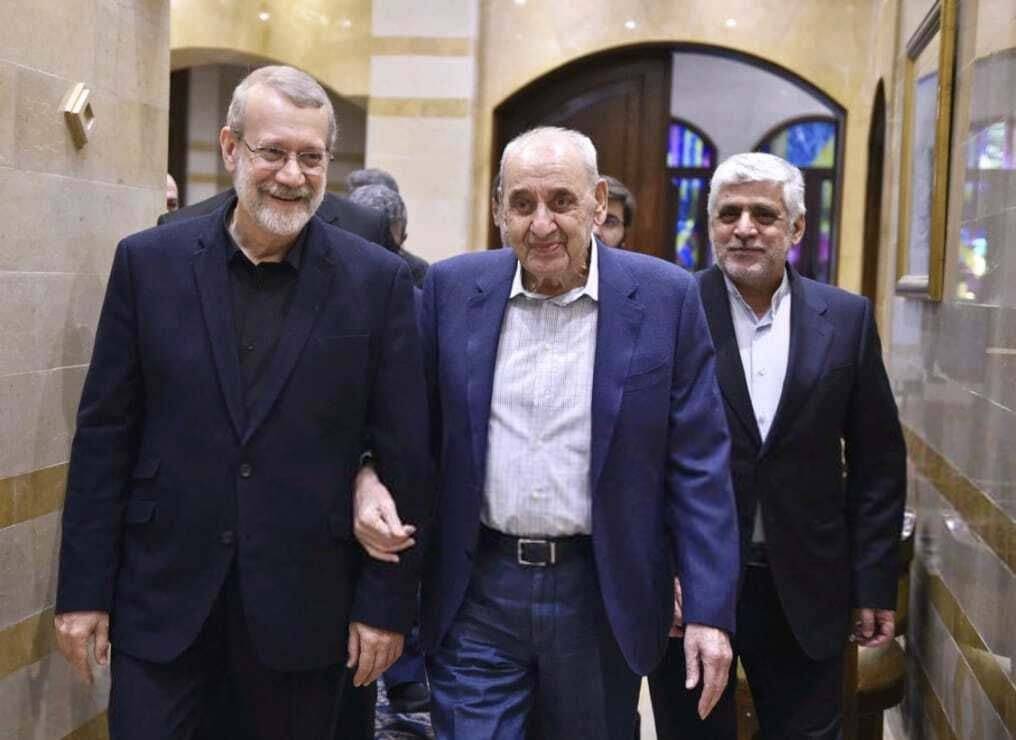 لارجاني نقل رسالة استثنائية من خامنئي الى بري: الأخير المخول الوحيد بالكشف عنها