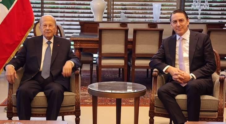 اطلع عون وجعجع على مسار مفاوضات وقف إطلاق النار
هوكشتاين: أنجزنا تقدماً إضافياً وسأنتقل
الى "إسرائيل" لمحاولة الوصول الى خاتمة